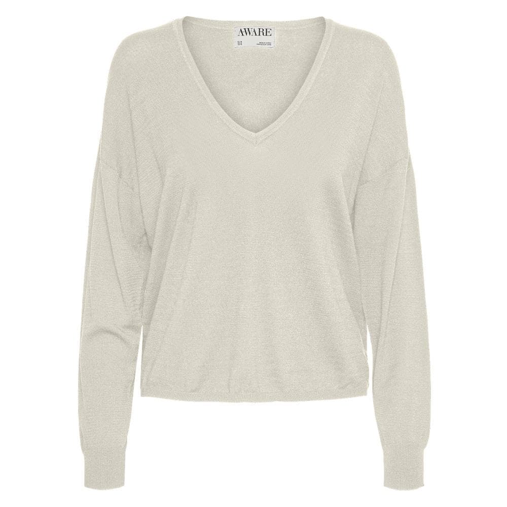 Pull Ecru Femme Vero Moda Oaklynn 1