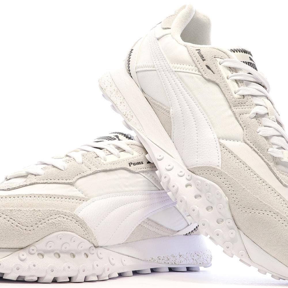 Baskets Blanches/Beige Homme Puma Blktop 7
