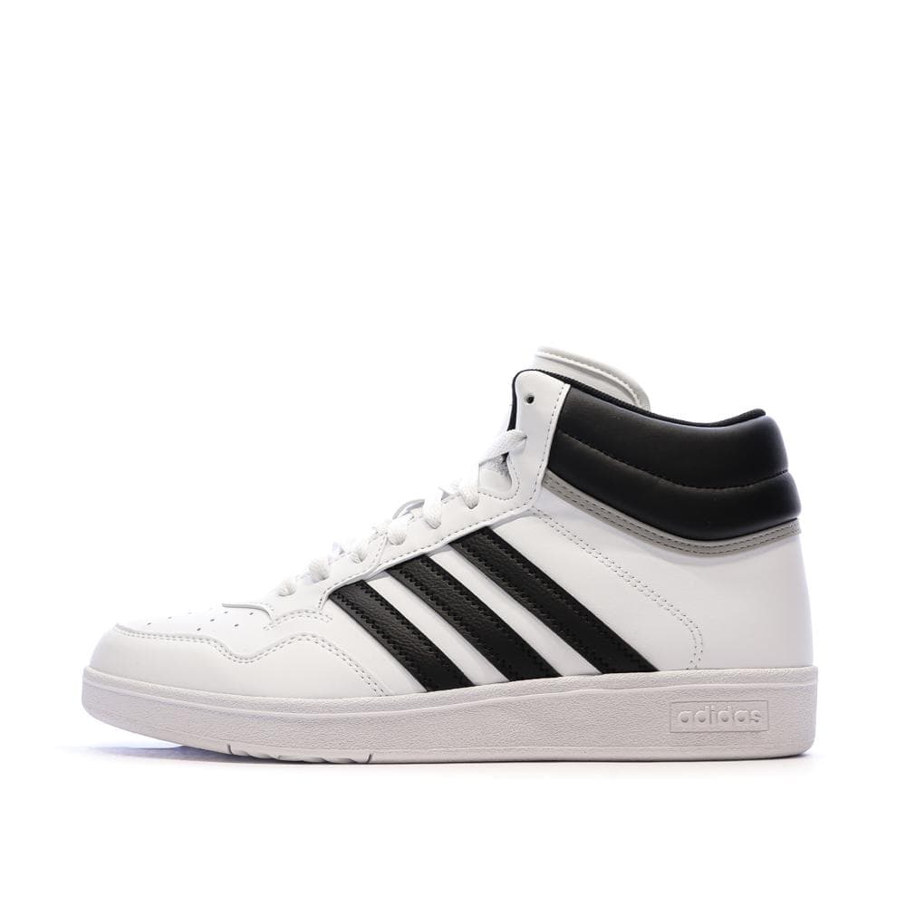 Baskets Blanches/Noires Homme Adidas Hoops 1