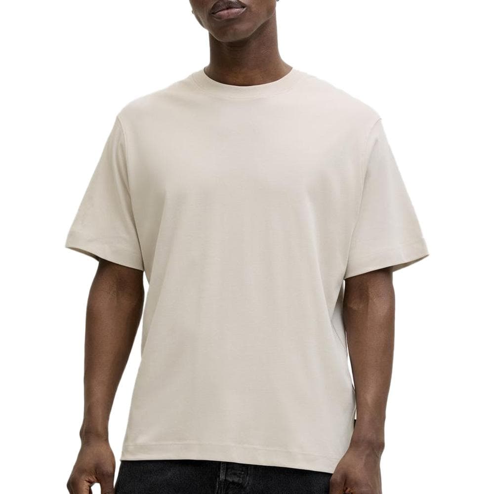 T-shirt Beige Homme Jack & Jones Neck 1