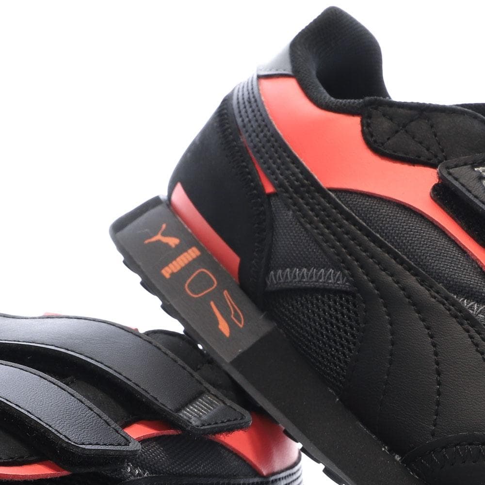 Baskets Noires/Oranges Garçon Puma Future Rider 7