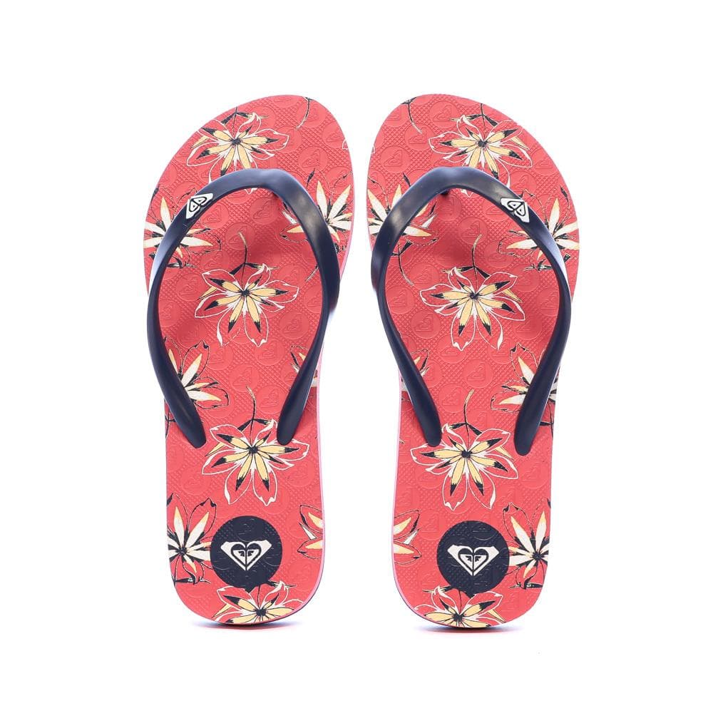 Tongs Rose à fleurs Fille Roxy The Sea Penhat 3