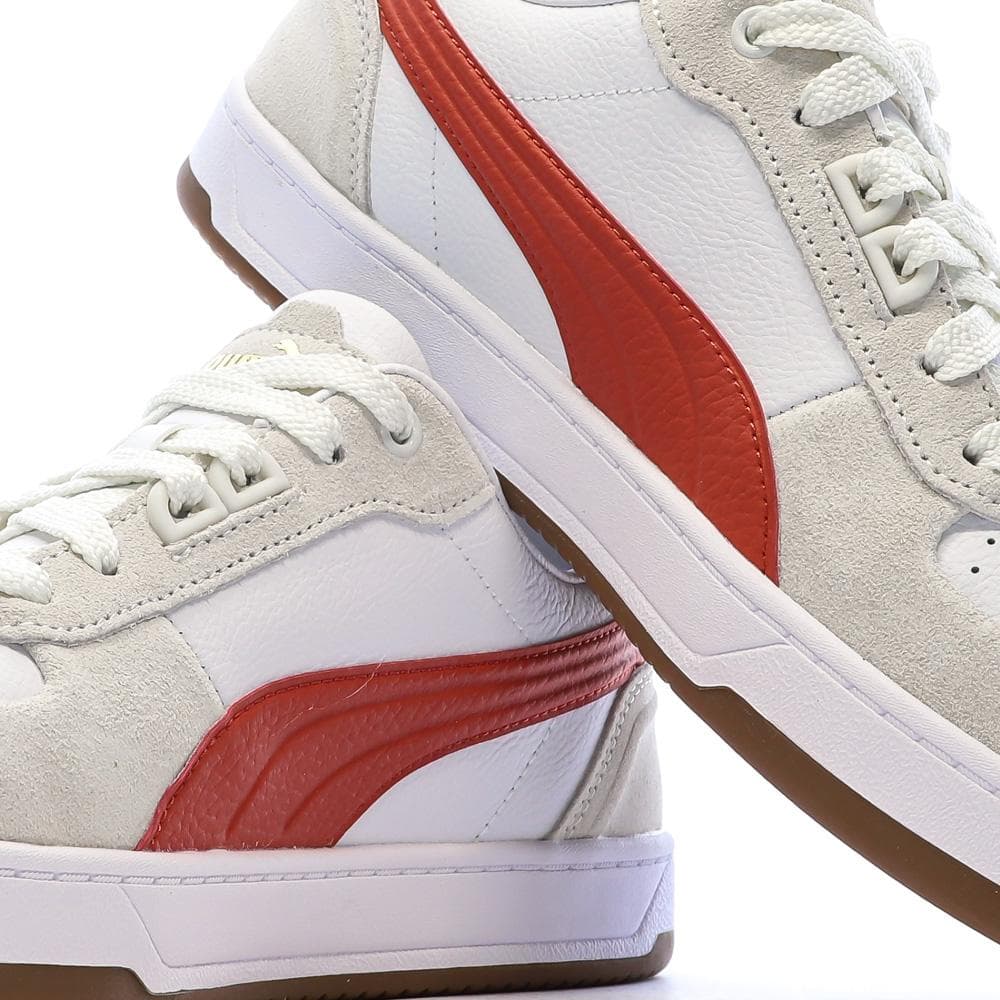 Baskets Beige/Rouge Homme Puma Caven 2 Lux 7