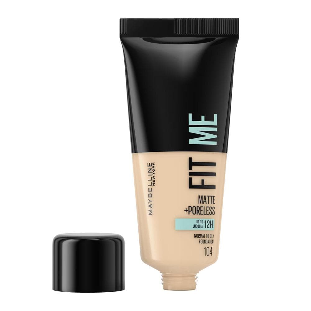 Fond de teint Fit Me Matte + Poreless Maybelline New York 104 1