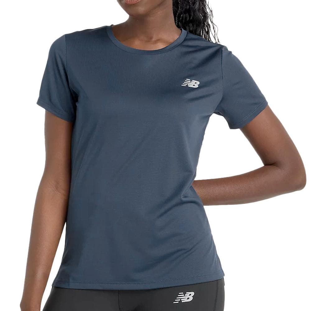 T-Shirt de Sport Gris Femme New Balance Sport Sleeve 1