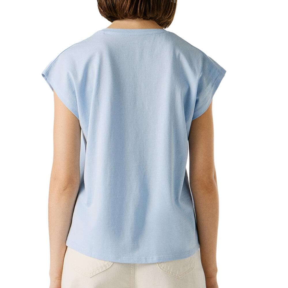T-shirt Bleu Clair Femme Pepe jeans Bloom0 2