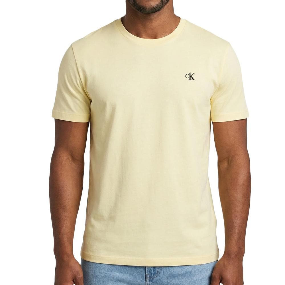 T-Shirt Jaune Homme Calvin Klein Jeans Classics 1