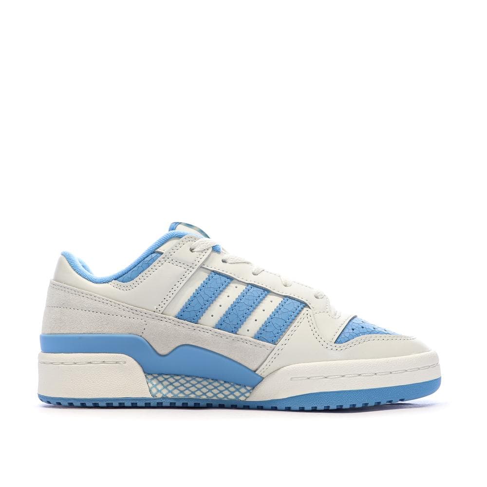 Baskets Blanches/Bleu Homme Adidas Forum 2