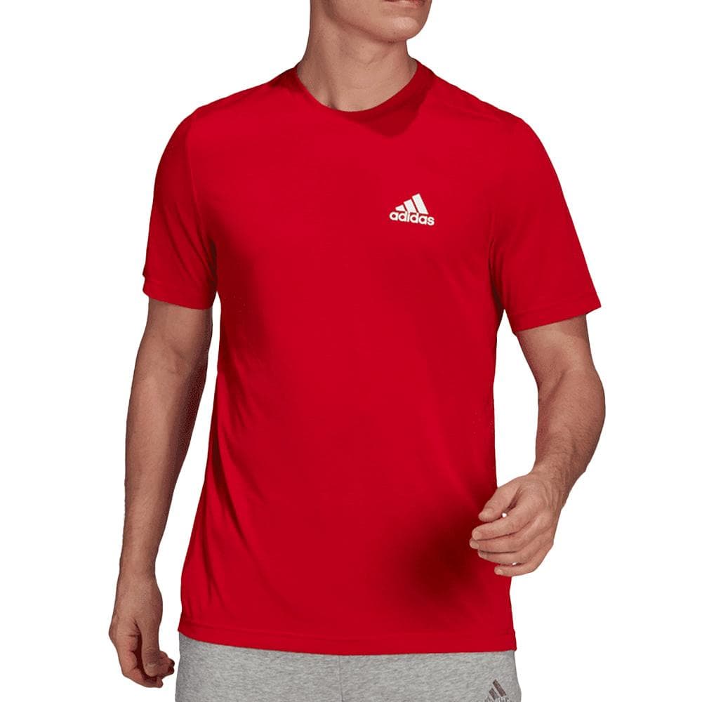 T-Shirt Rouge Homme Adidas FrT 1