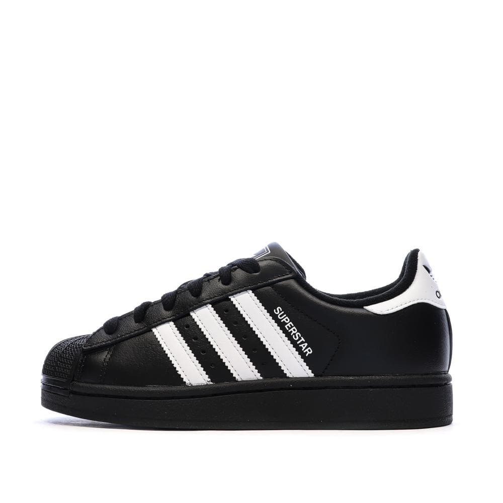 Baskets Noires Garçon/Fille Adidas Superstar 1