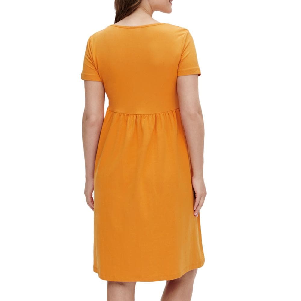 Robe Orange Femme Mamalicious Sandra 2