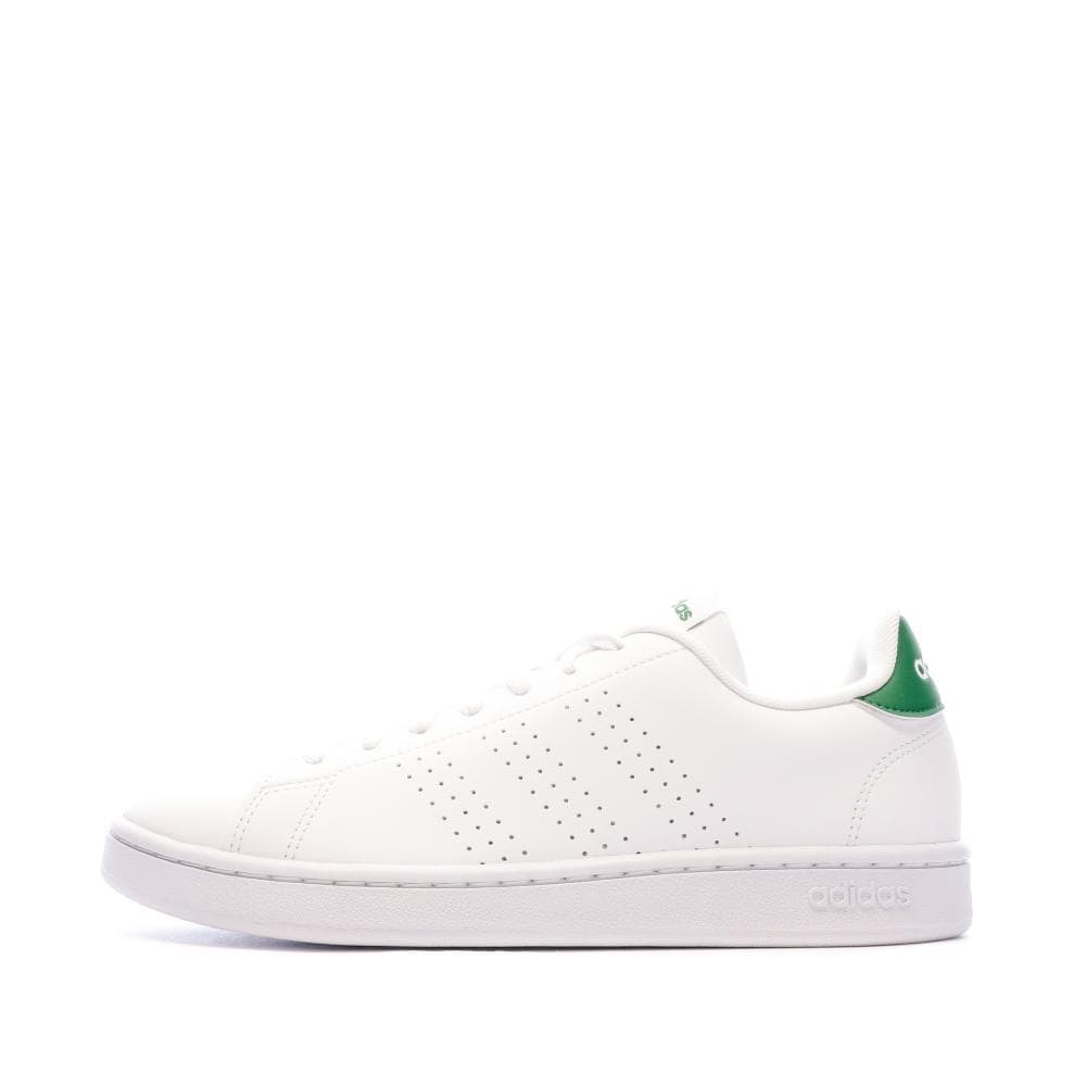 Baskets Blanches/Vert Homme Adidas Advantage 1