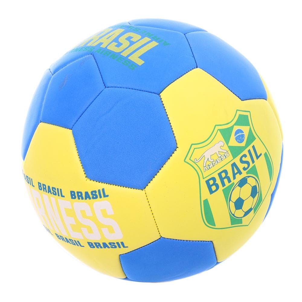 Brasil Ballon de foot Jaune/Bleu Airness Soft 1