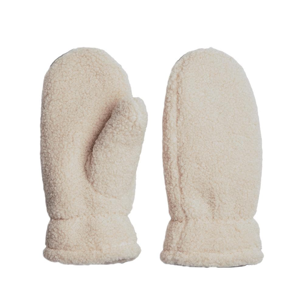 Moufles Teddy Beige Femme Pieces Netty 1