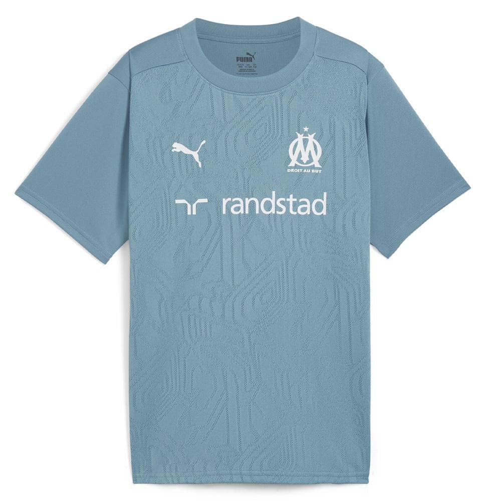 OM Maillot Training Bleu/Beige Junior Puma 24/25 1