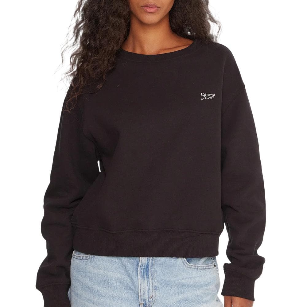 Sweat Noir Femme Tommy Hilfiger Script 1