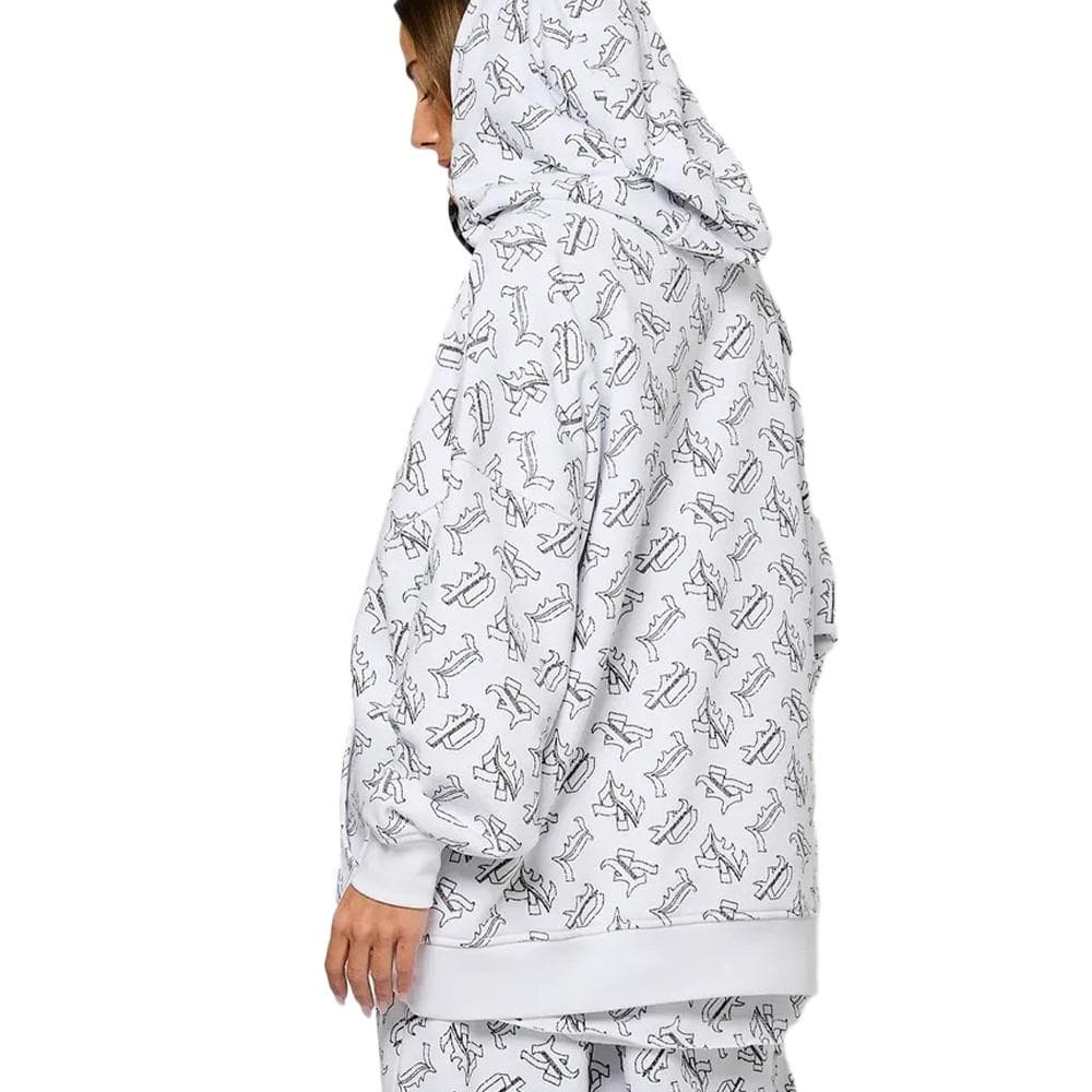 Sweat Blanc/Noir Mixte Kaporal Volt 2