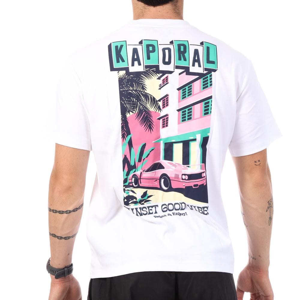 T-Shirt Blanc Homme Kaporal TYSONE 2