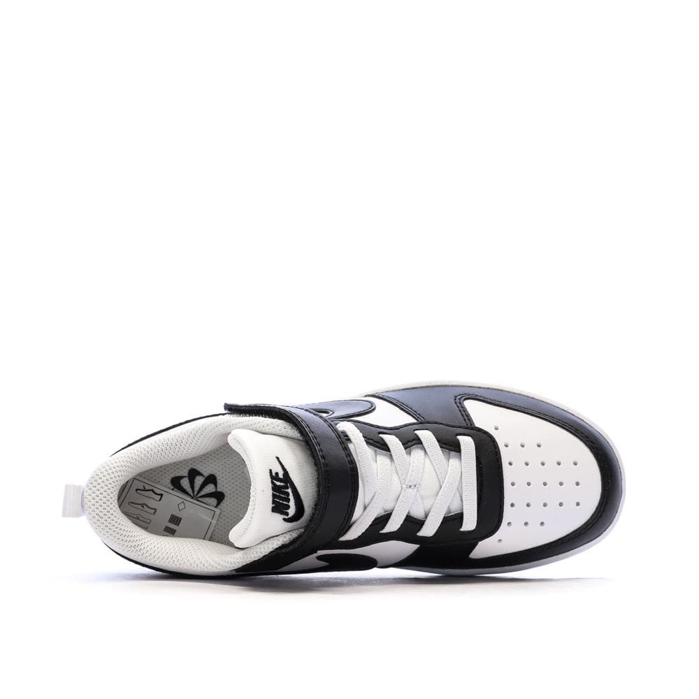 Baskets Noir/Blanc Garçon Nike Court Borough Low 4