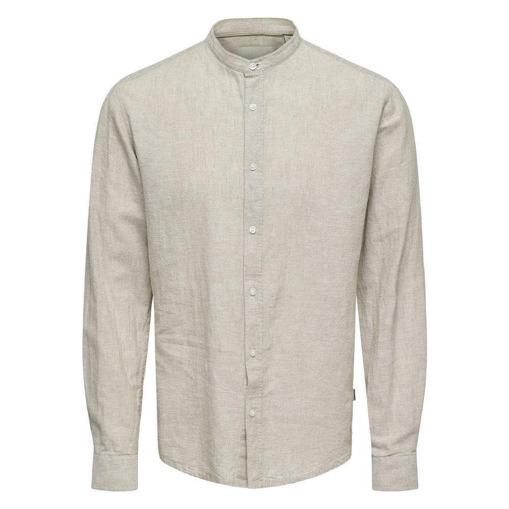 Chemise Grise Clair Homme Only & Sons Caiden 3