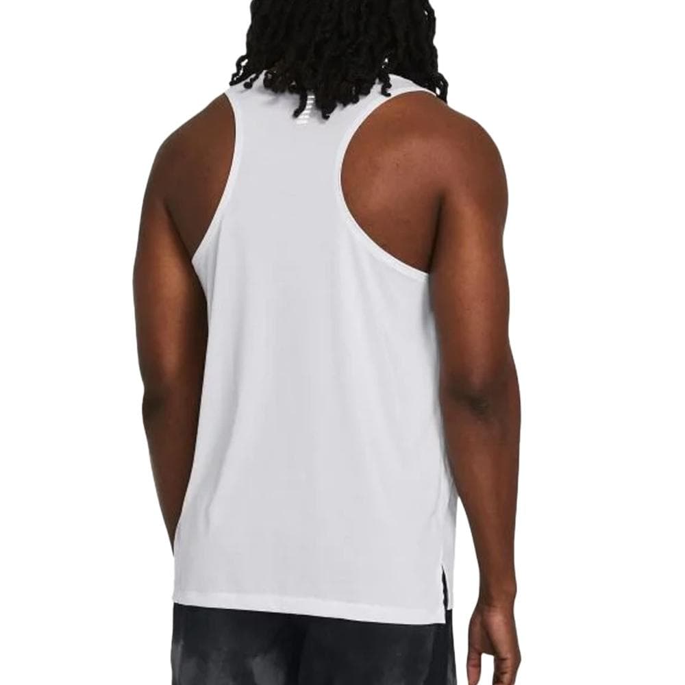 Débardeur Blanc Homme Under Armour Launch 2