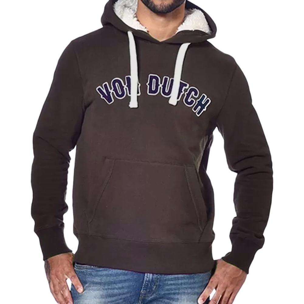 Sweat à Capuche Marron Homme Von Dutch Must 1