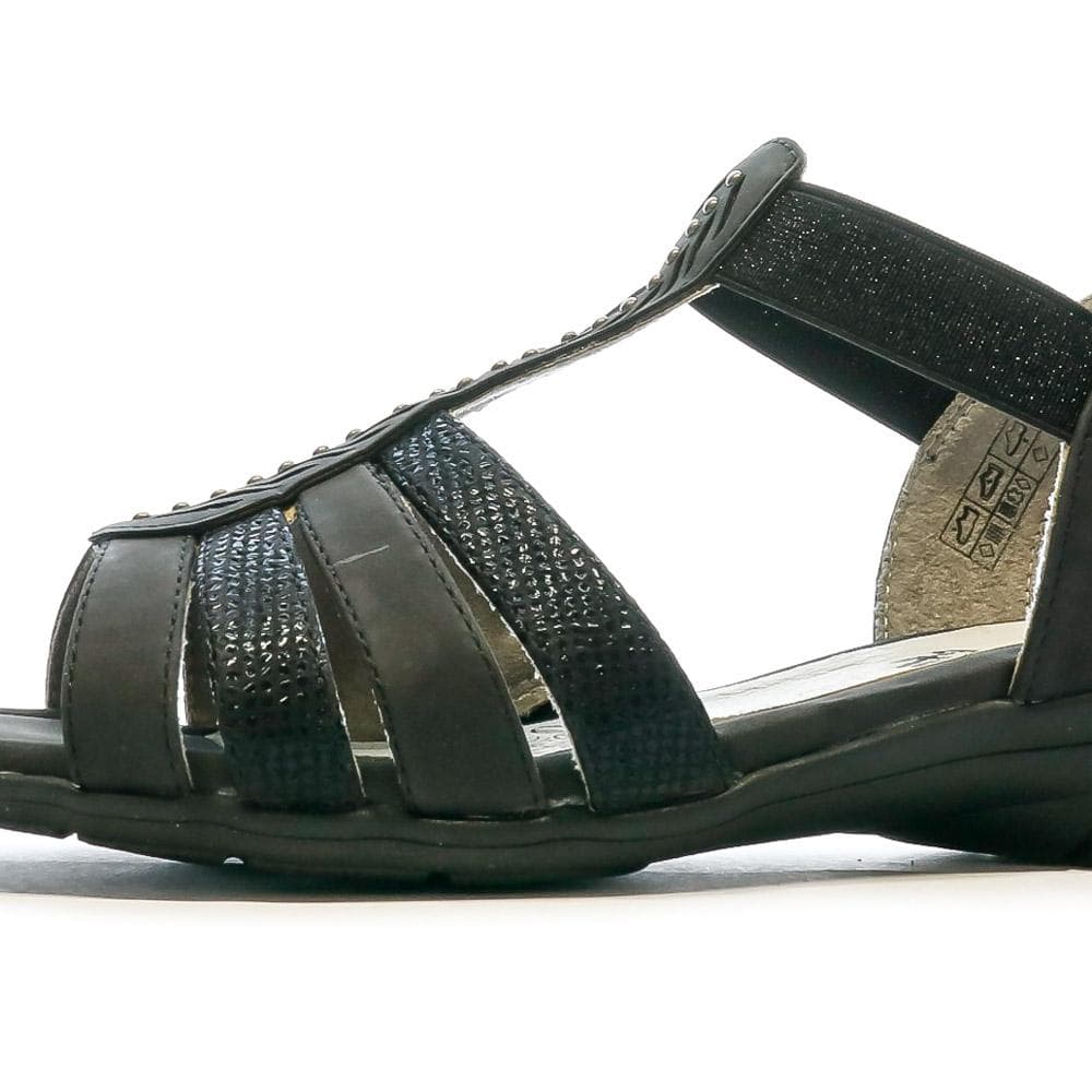 Sandales Noir Femme Relife Jolivia 7