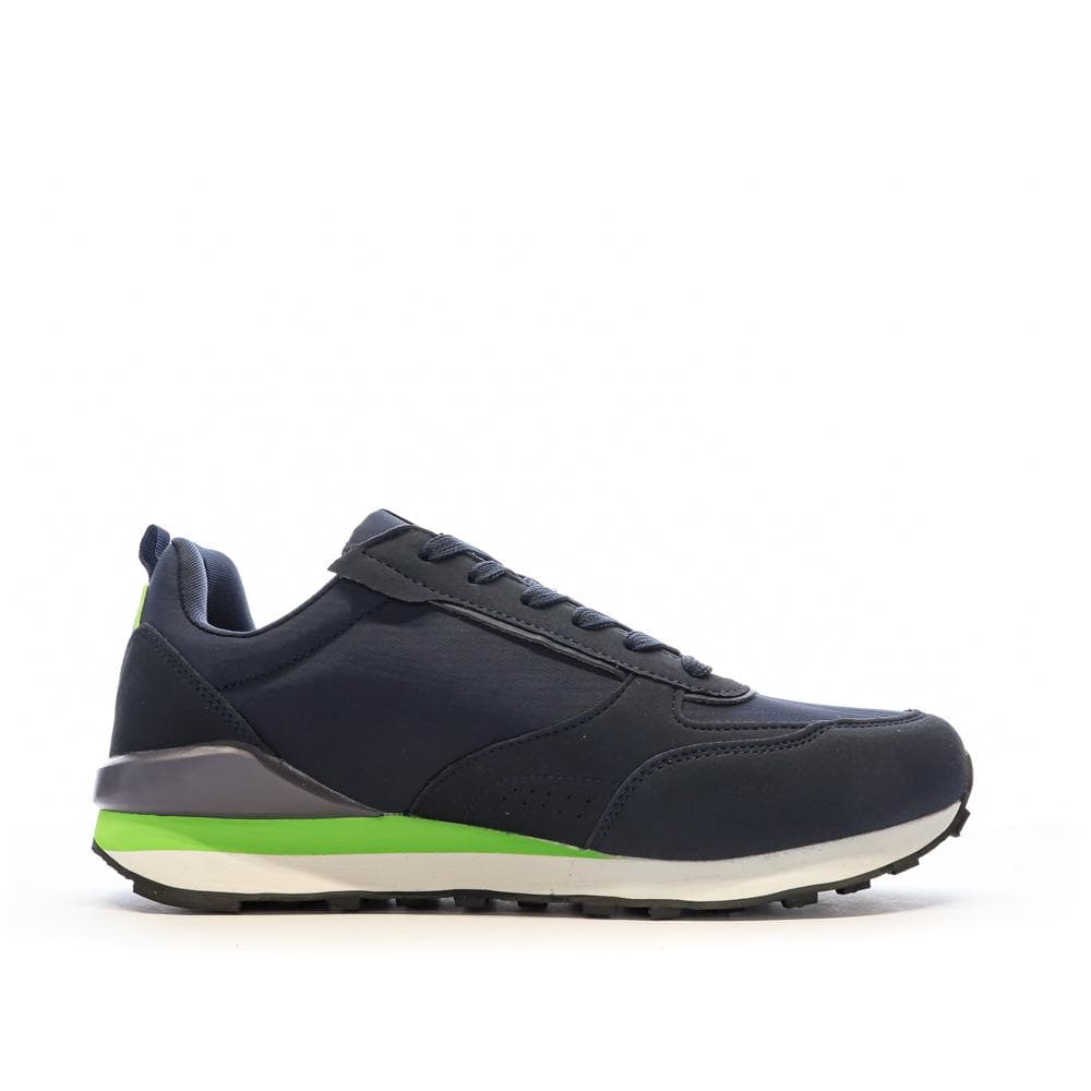 Baskets Marine/Vert Homme Lotto Twenty 5 2