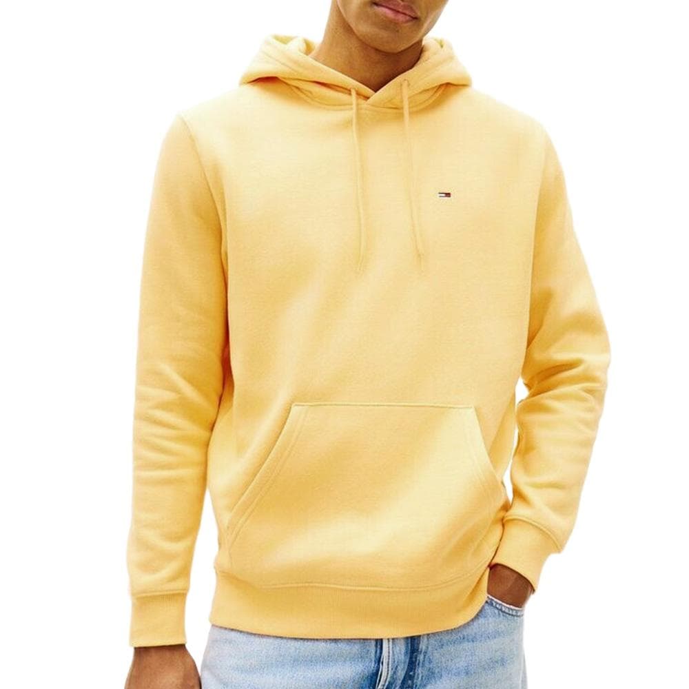 Sweat Jaune Homme Tommy Hilfiger Tjm Reg S Flag 1