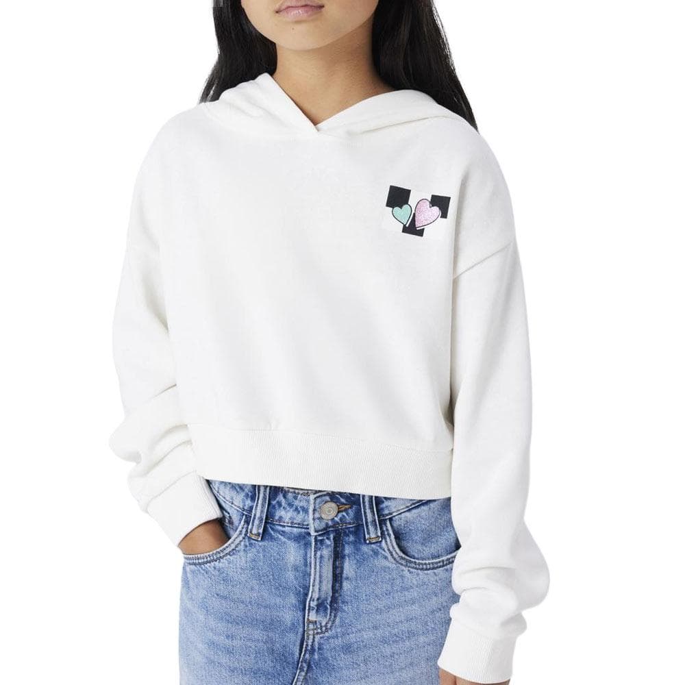 Sweat à Capuche Blanc Fille Name it Tara 1