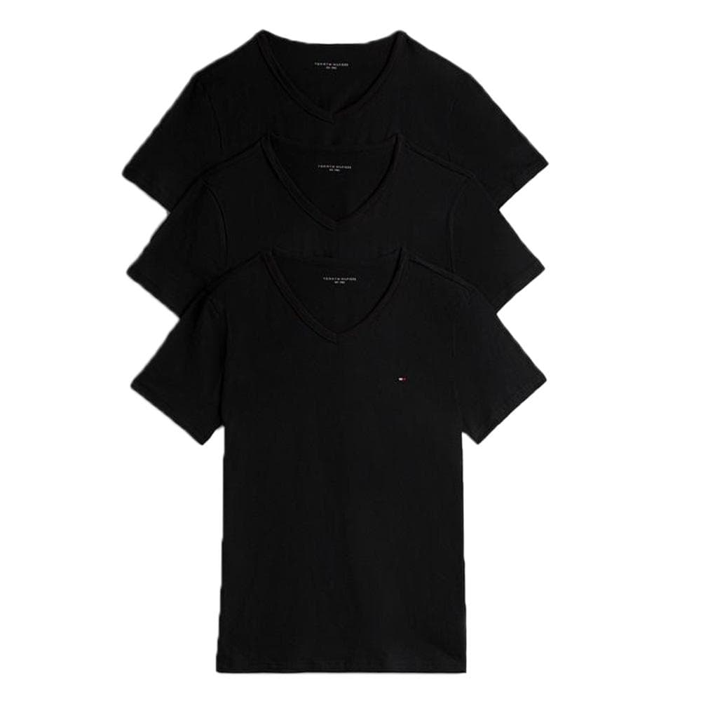 x3 T-Shirt Noir Homme Tommy Hilfiger UM0UM03637 2