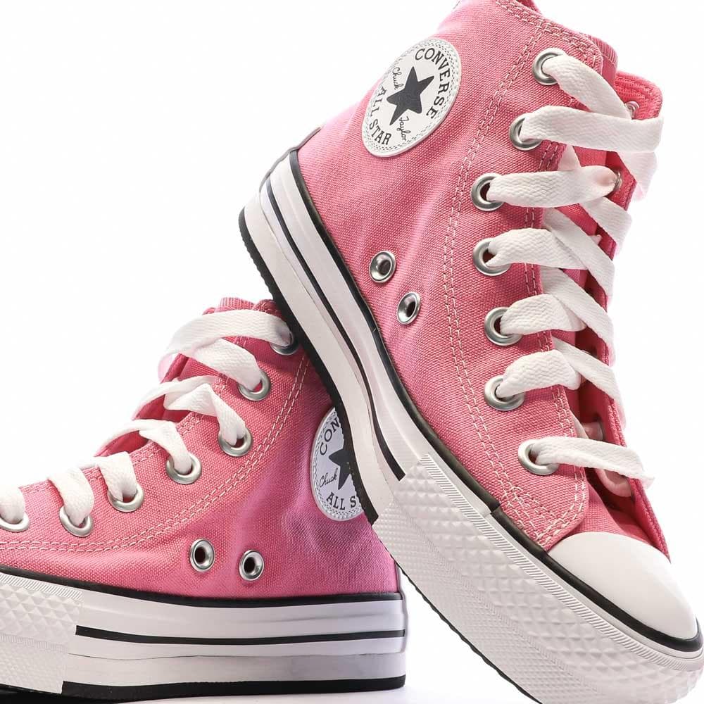 Baskets Roses Femme Converse All Star Lift Platform Sketch 7