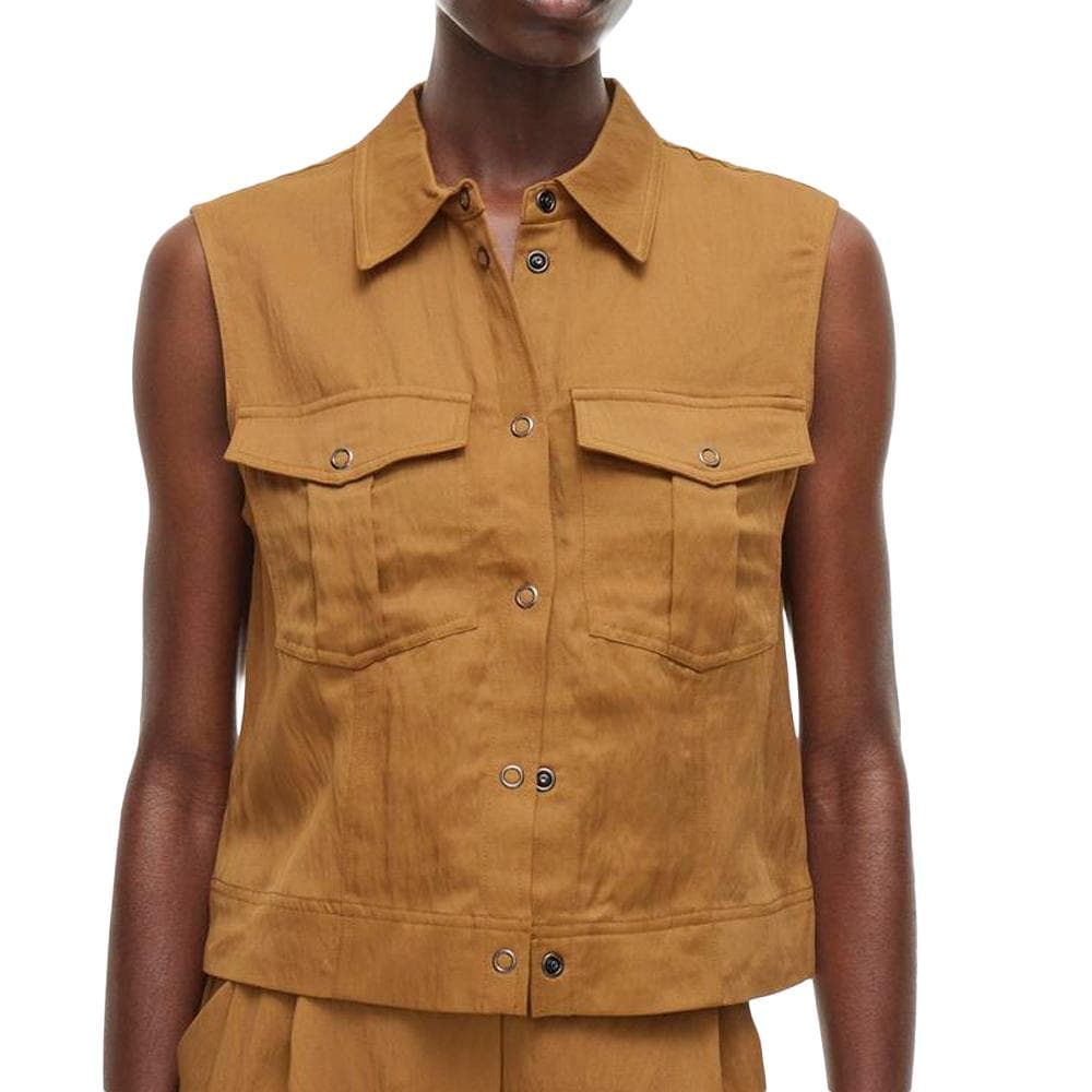 Chemise Marron Femme Rouge Edit Etienne 1