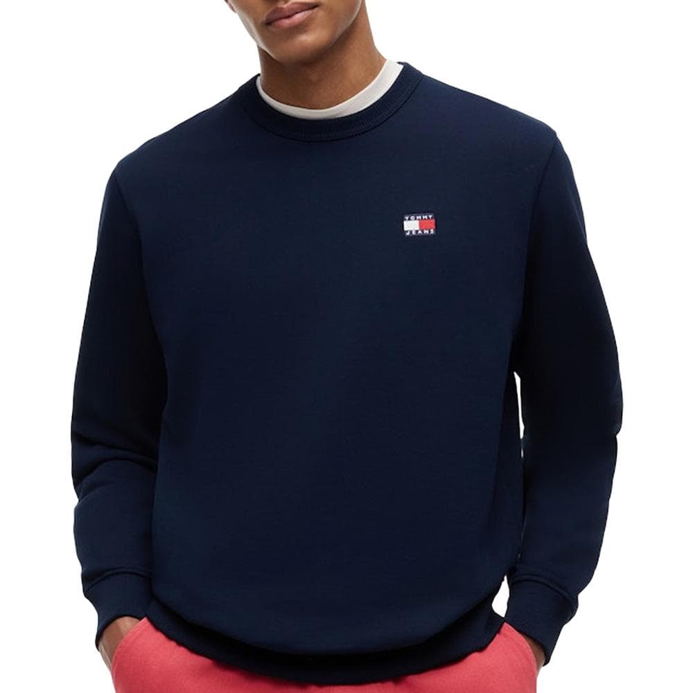 Sweat Marine Homme Tommy Hilfiger Badge Crewss 1