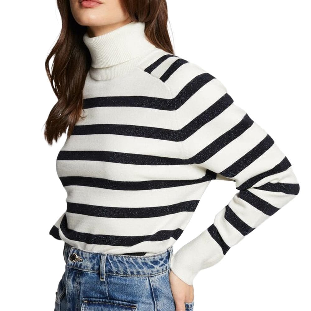 Pull Blanc/Marine Femme Morgan MLAGON 1