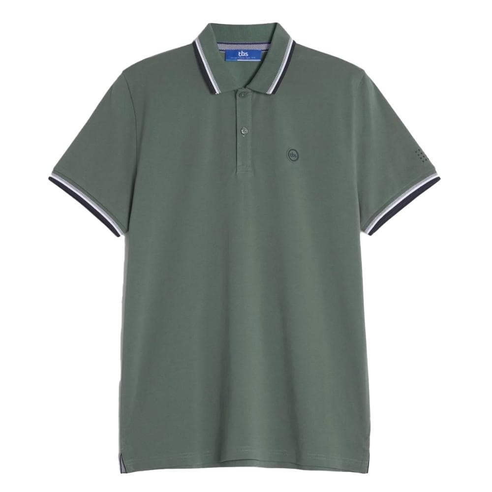 Polo Vert Homme TBS Epol 1