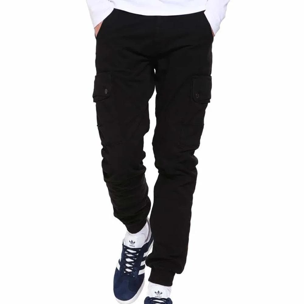 Pantalon Cargo Noir Homme Jack & Jones Warner 1