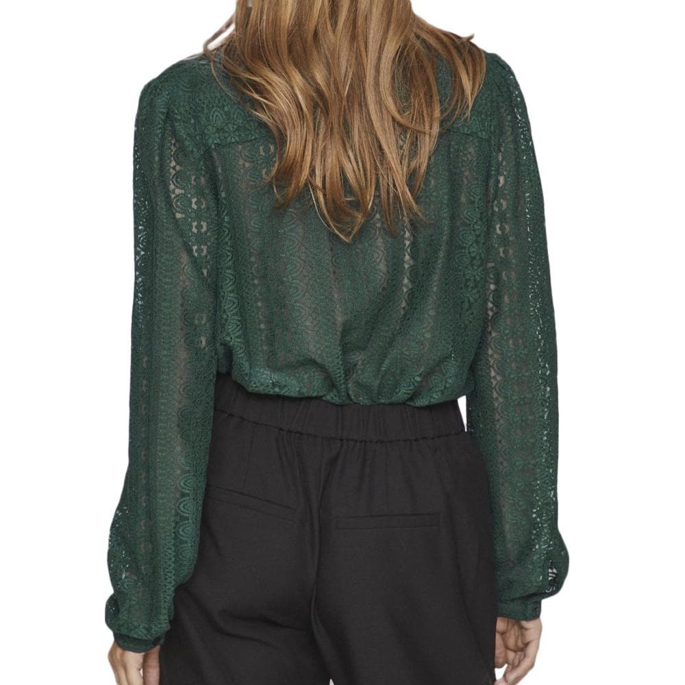 Blouse Verte Femme Vila Chikka 2