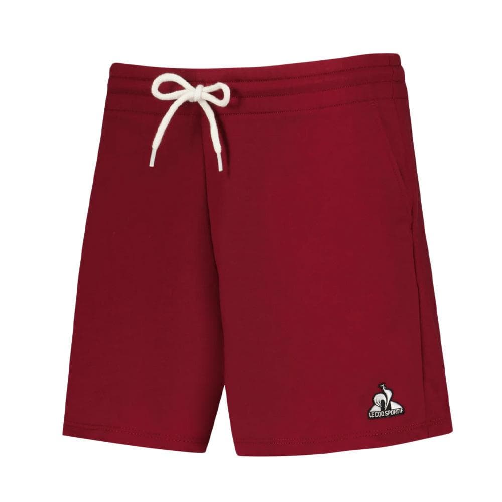 Short Bordeaux Femme Le Coq Sportif Heritage 1