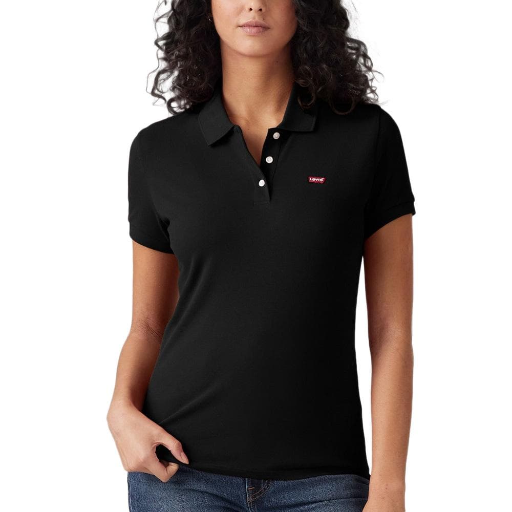 Polo Noir Femme Levi's Levis Hm 1
