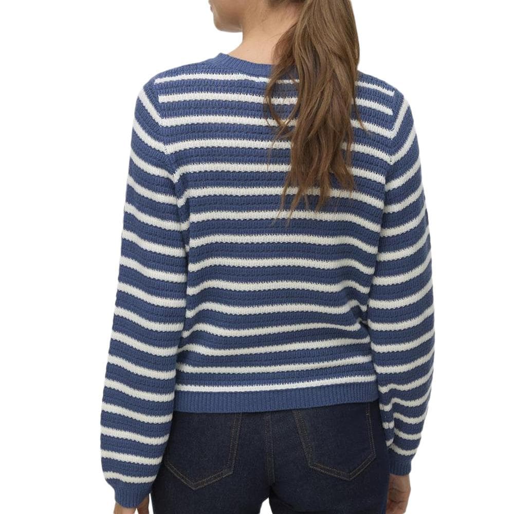 Pull Bleu/Blanc Femme Vero Moda Gorgeous 2