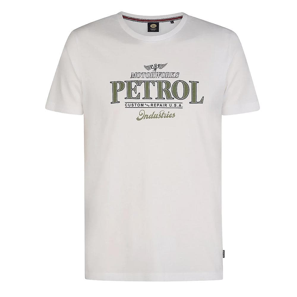 T-Shirt Blanc Homme Petrol Industries Classics 1