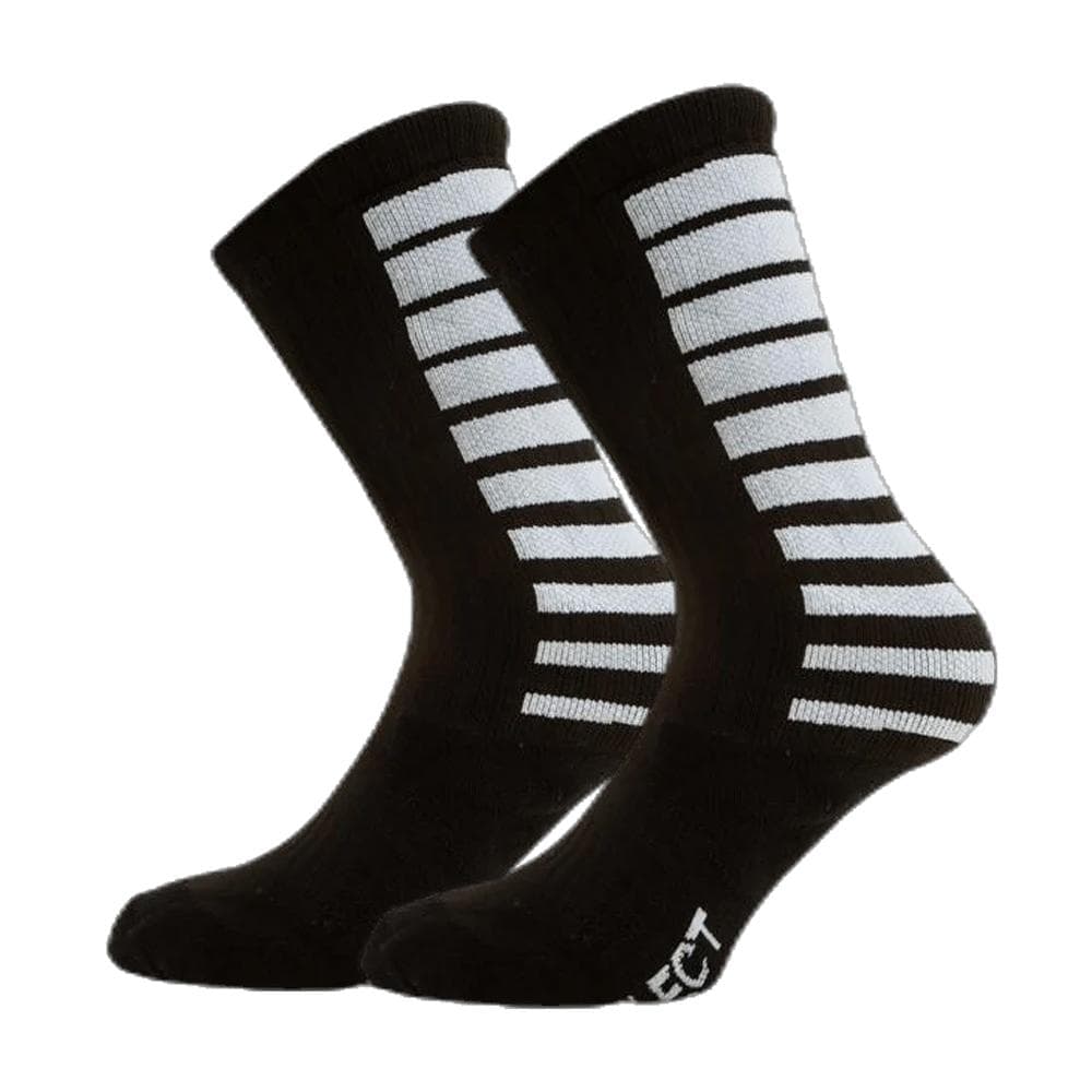 X1 Paire de Chaussettes Noir Mixte Select Sports Socks Striped 1