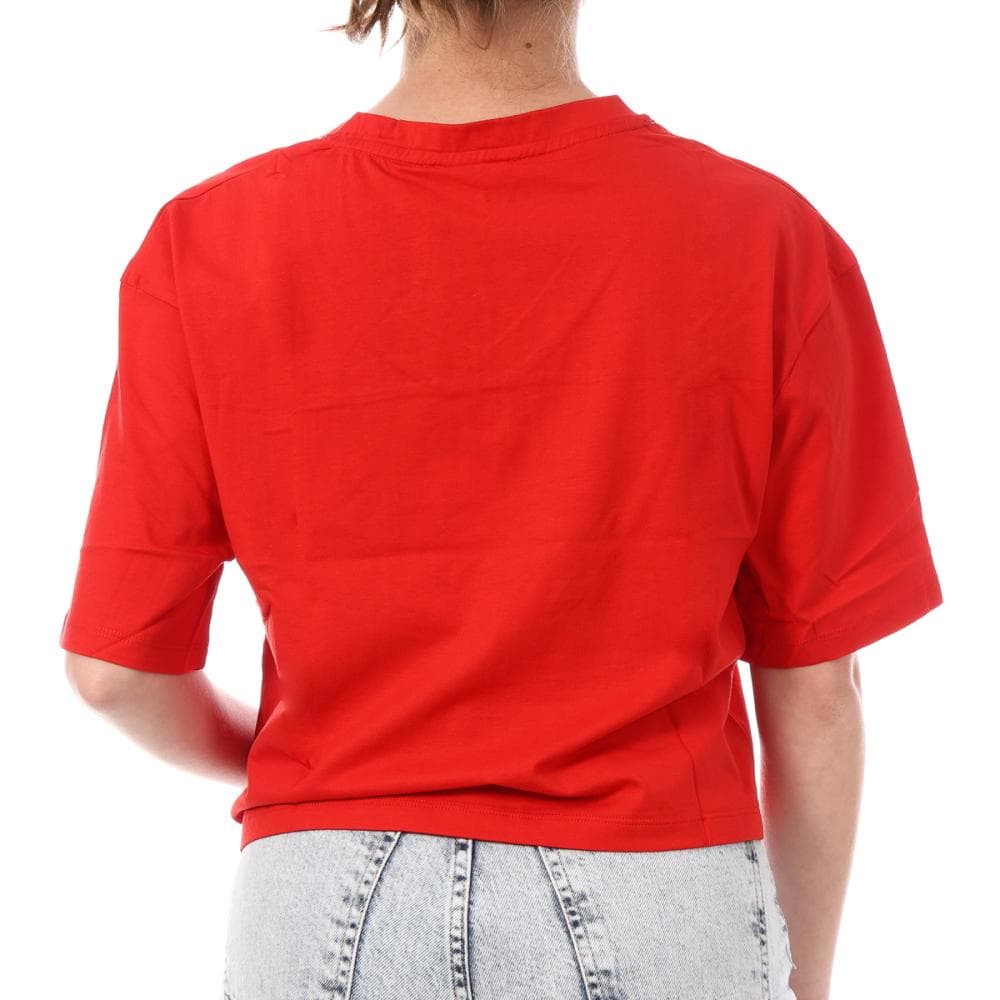 T-shirt Rouge Crop Femme Supreme Grip Ranaka 2