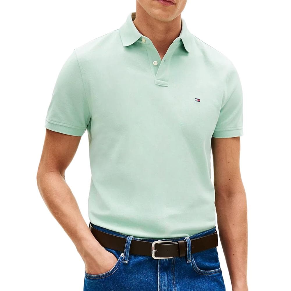 Polo Vert clair Homme Tommy Hilfiger 1985 Regulars 1