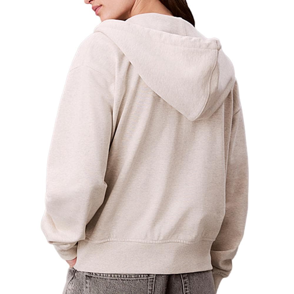 Sweat Zippé Gris Femme Calvin Klein Jeans Monologo French 2