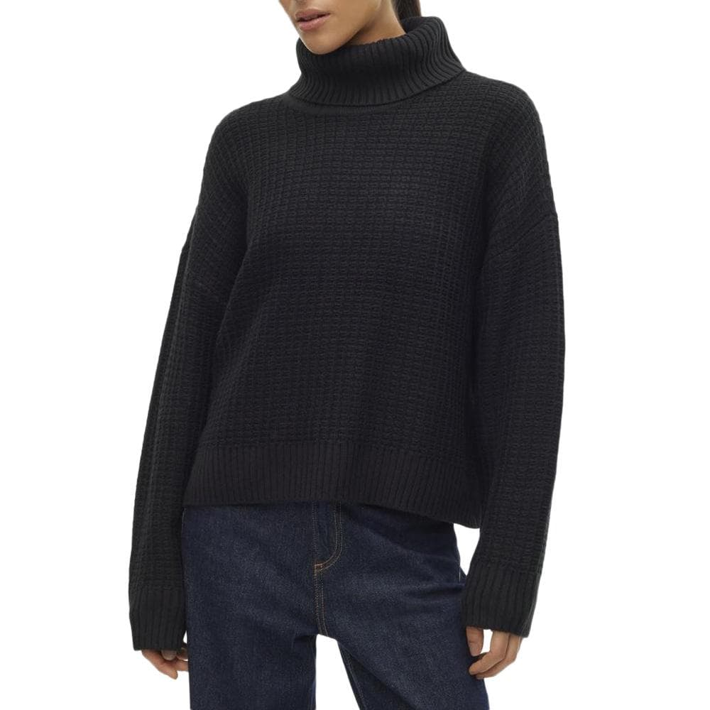 Pull Noir Femme Vero Moda Momega 1