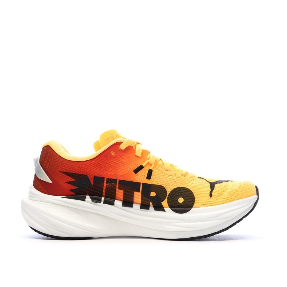 Chaussures de Running Orange Femme Puma Deviate Nitro 3 Fade 2