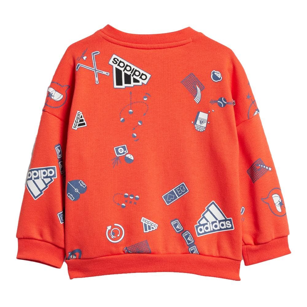 Survêtement Orange/Noir Garçon Adidas Brand Love 2