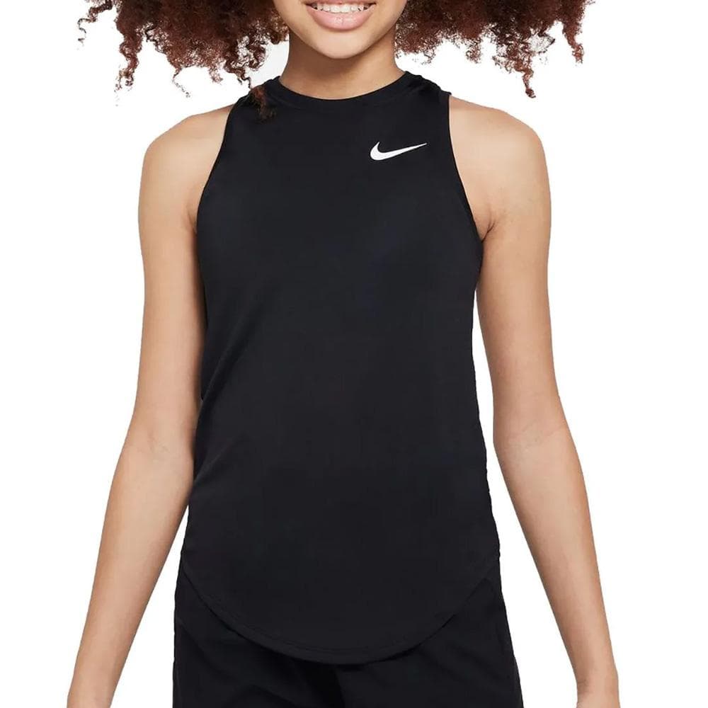 T-shirt Noir Fille Nike Essential0 1
